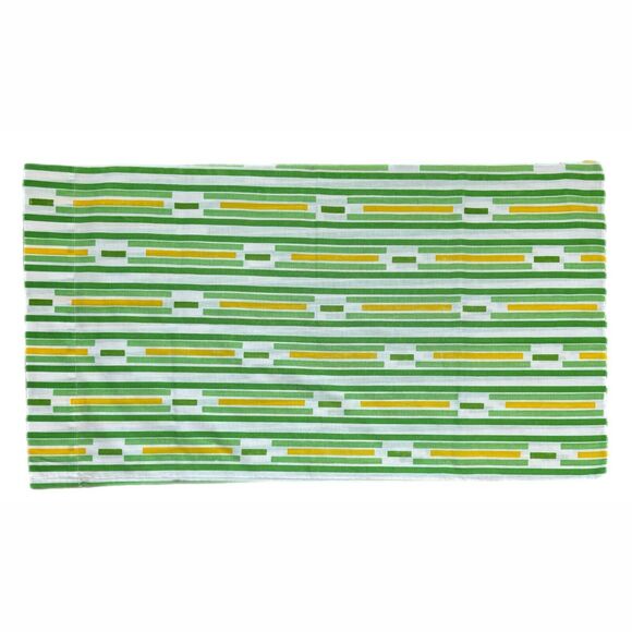 JP Stevens Modern Geometric Pillowcase Queen Made USA Retro 1970s Vintage - Picture 1 of 6